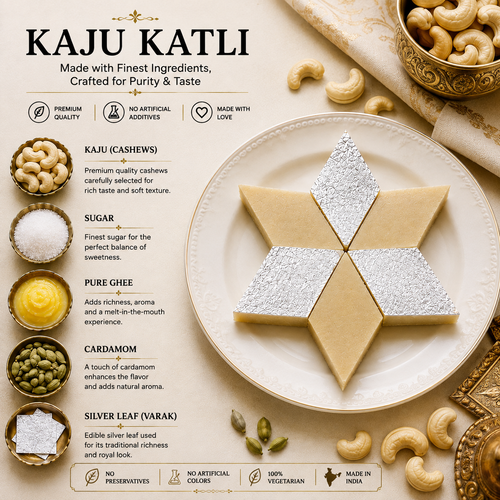Indo Sweets - Kaju Katli